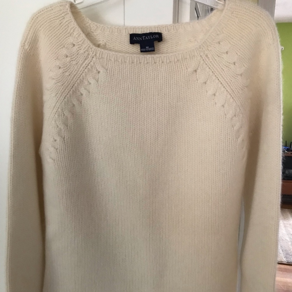 Cashmere sweater from Ann Taylor